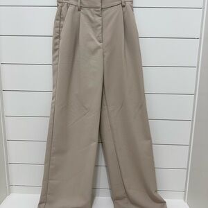 H&M Beige Wide Leg Women's Pants